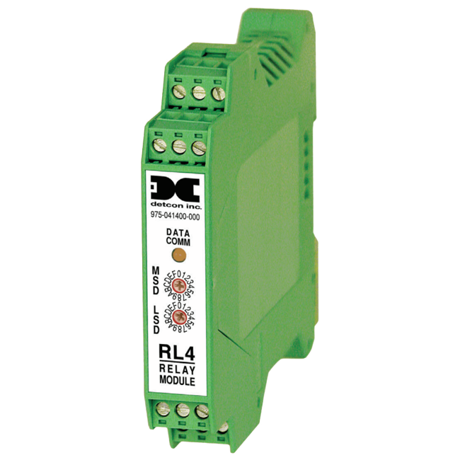 Detcon Addressable Relay Module, RL-4